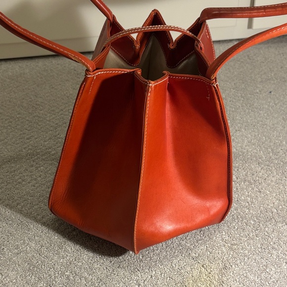 Genuine Leather Tote Bag! Made in Italy! - Picture 2 of 5